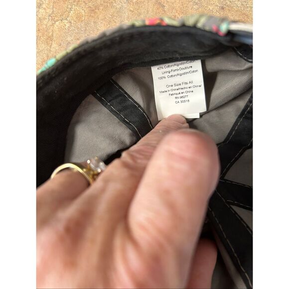 Vans charcoal tropical print baseball hat - Picture 2 of 7